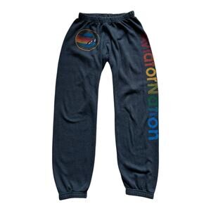 Aviator Nation Venice CA Logo Joggers Sweatpants Women's Small Loungewear